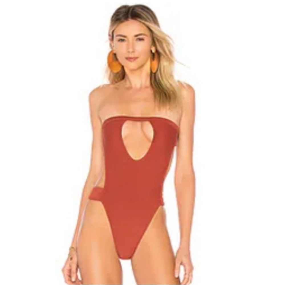 Indah Rust One Piece Swimsuit